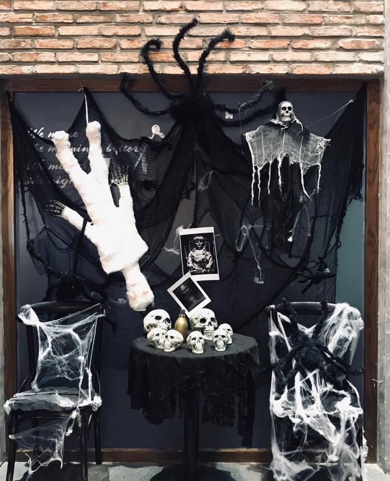 Sáng tạo mạng nhện trang trí Halloween - Đồ decor trang trí Halloween